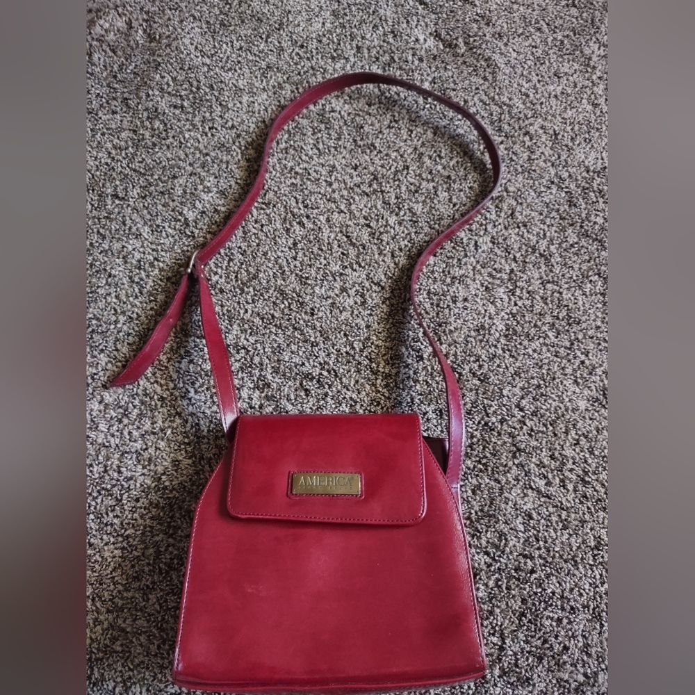 Red Crossbody Bag